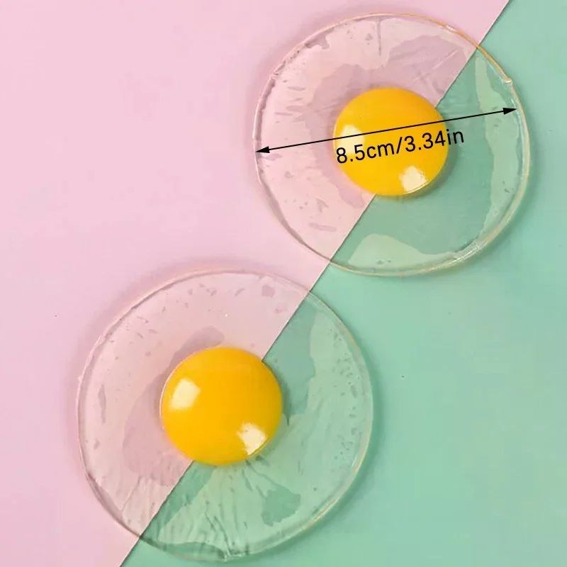 Crianças espremendo ovo escalfado amassar brinquedo omelete anti-stress adultos crianças brinquedo de cura
