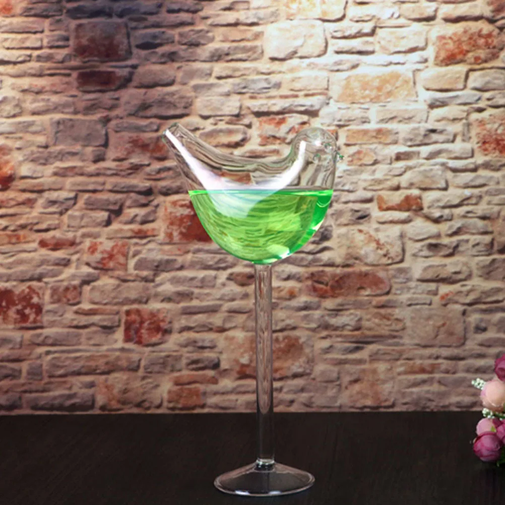 

3 шт., коктейльные бокалы в форме птицы, креативные прозрачные бокалы для вина для виски, винного бара, вечерние чашки для питья, креативный бокал для птиц