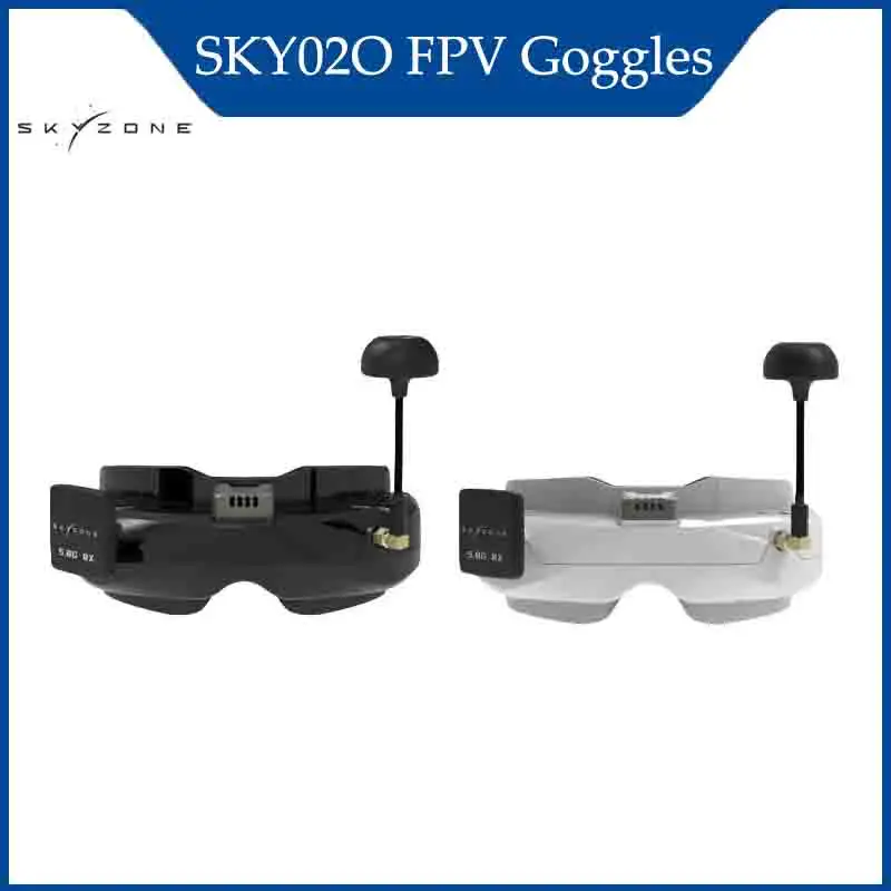 

SKYZONE SKY02O FPV Goggles OLED 640x400 29° FOV 5.8G 48CH SteadyView Head Tracker AV IN/OUT 64GB DVR RC Tools