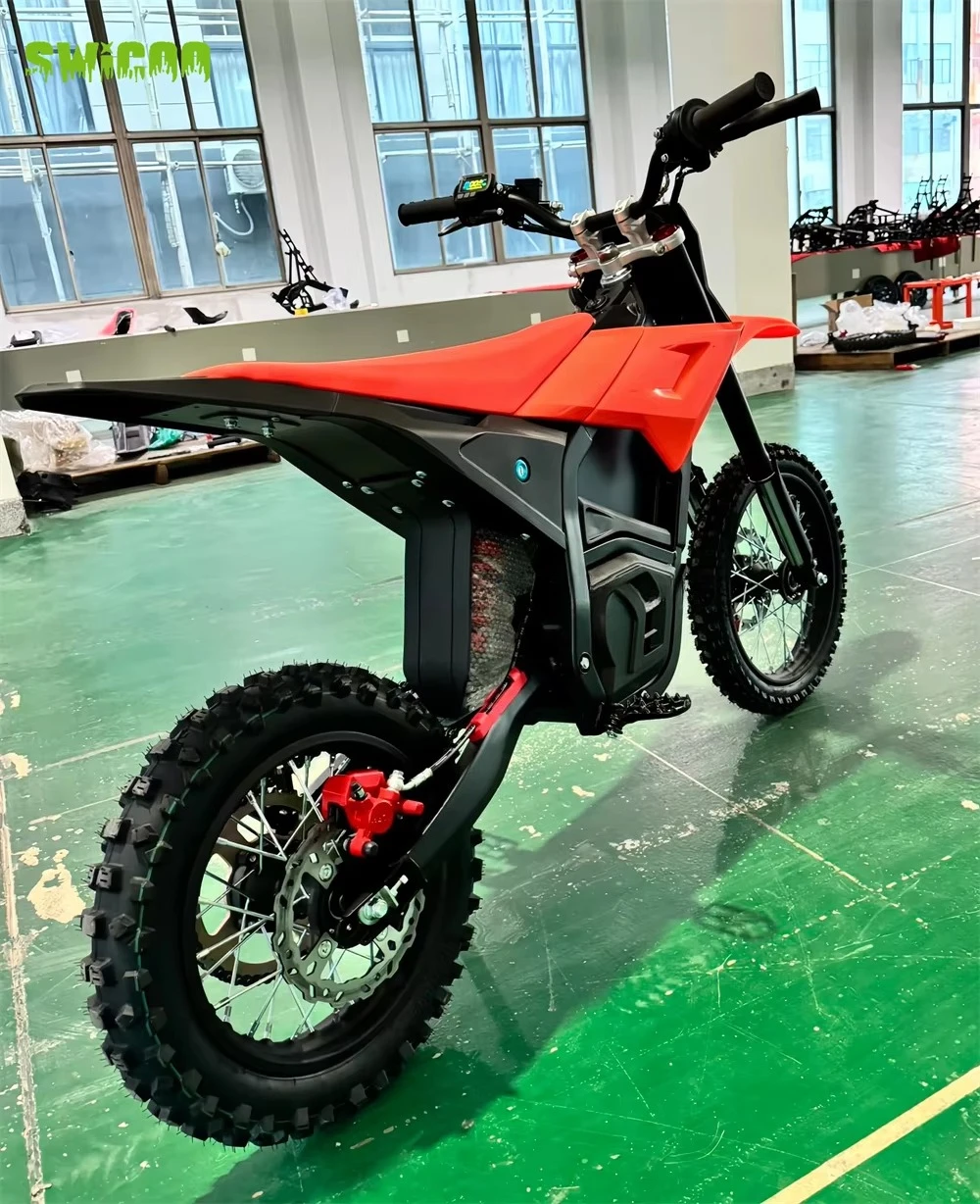 SocialRidingGroupRiding 1300W Motorbike Pit Bike 48V 23.4Ah Lithium-Ion Battery Off-Road Dirt Bike With Gear Box E-Bikes view 4