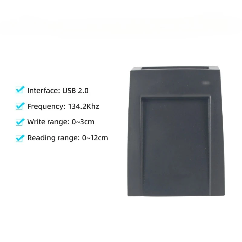 Animal Chip Reader Writer 134.2KHz ISO11784/85 FDX-B EM4305 Animal Microchip Reader Writer For Animal Chip