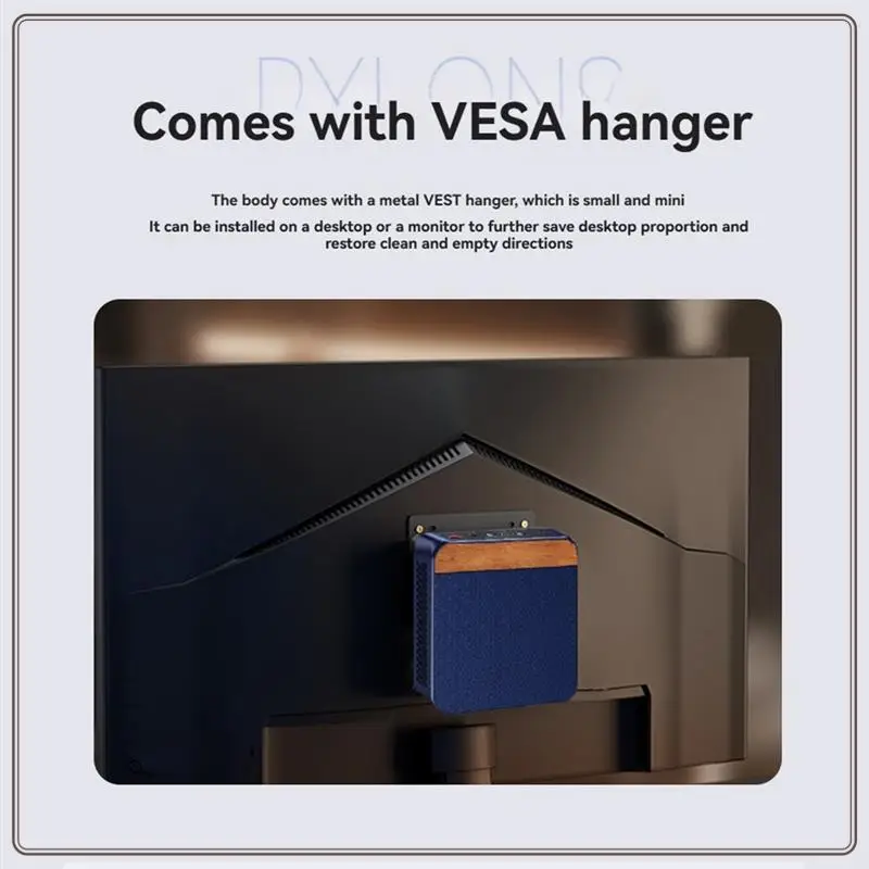 موثوق-كمبيوتر صغير 4K 4096 X 2160 60 هرتز DDR4 8GB RAM 128GB SSD لـ Win11 Pro WIFI6 BT كمبيوتر ألعاب سطح المكتب، كمبيوتر صغير 4K