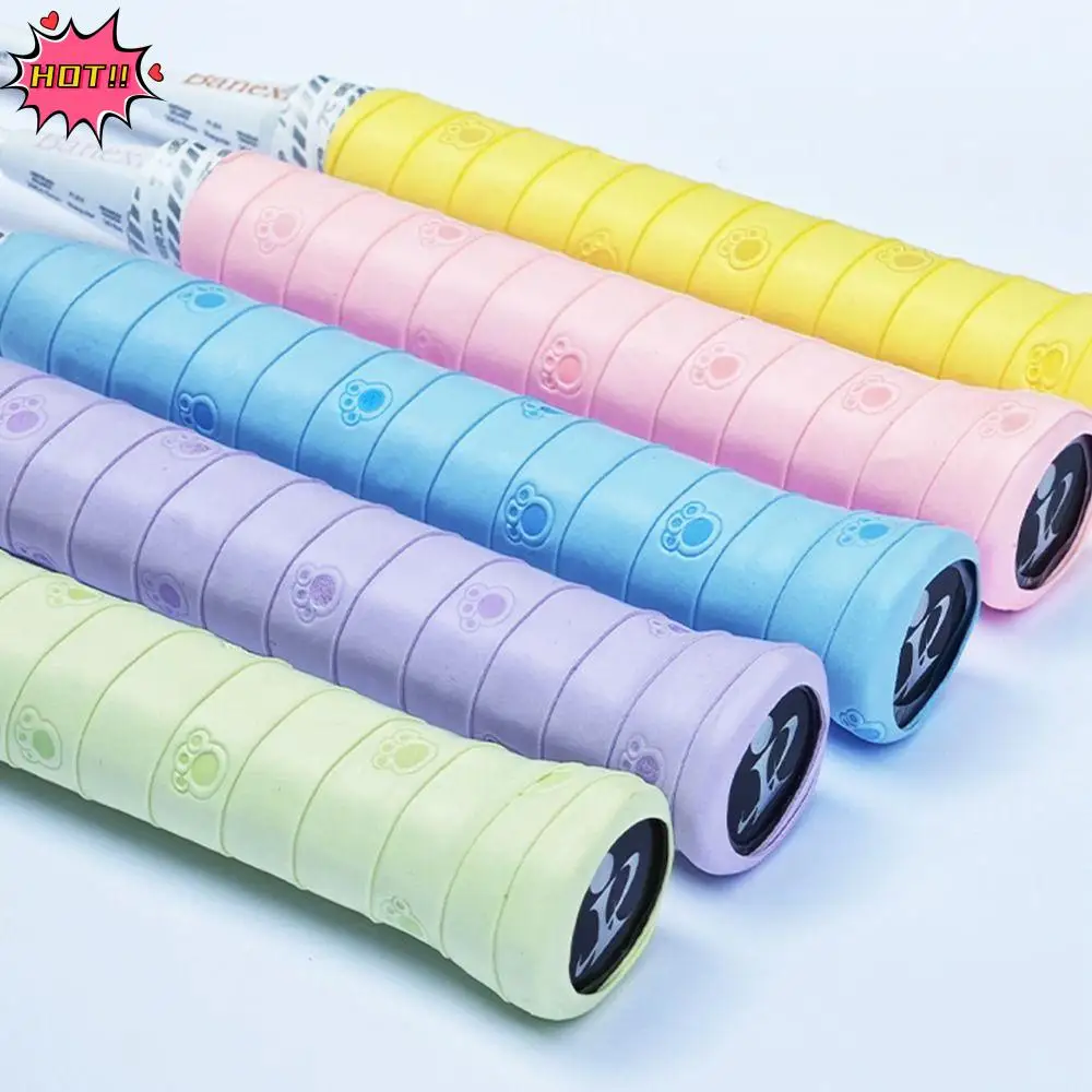 Cat Claw Badminton Racket Handle Grip Tape Winding Non-slip Tennis Racket Hand Glues Handle Wrap Tape Sweat-absorbent Hand Glue