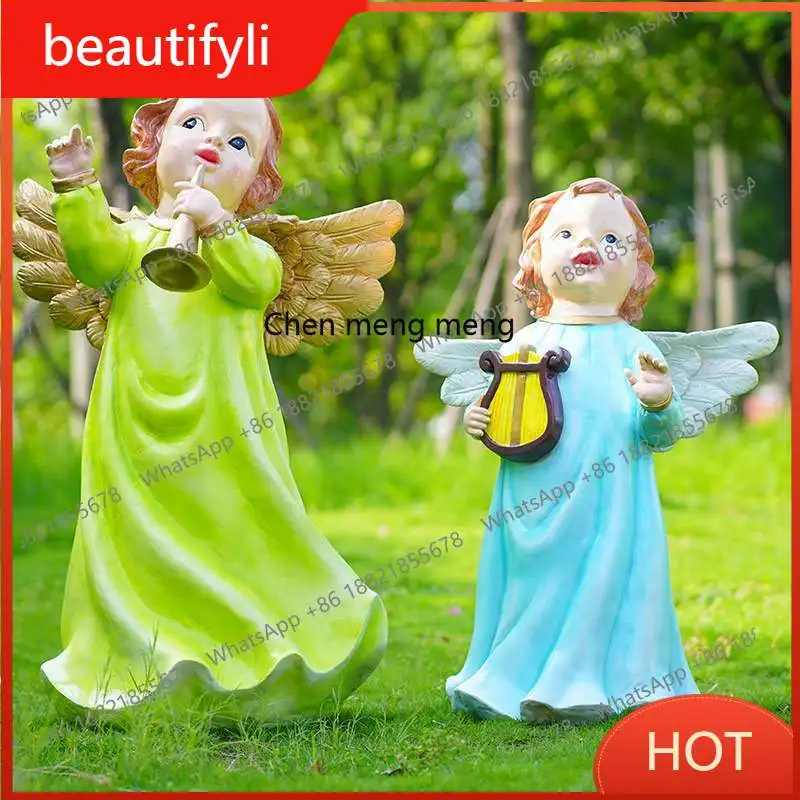 

A139 Villa Garden Sculpture Ornament American Resin Crafts European Garden Figure Ornament