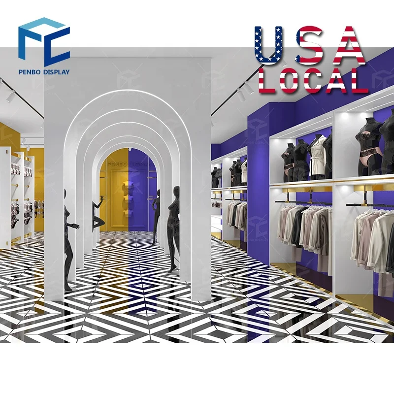 custom.Unique Underwear Stores Interior Design Custom Lingerie Bra Display Rack Female and Male Underwear Shop Deco