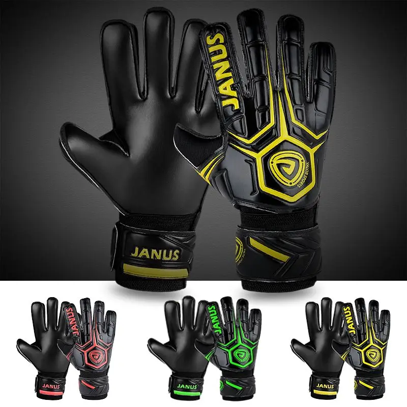 Professional latex anti slip soccer gloves wear-resistant belt finger protection for adults children football goalkeeper gloves