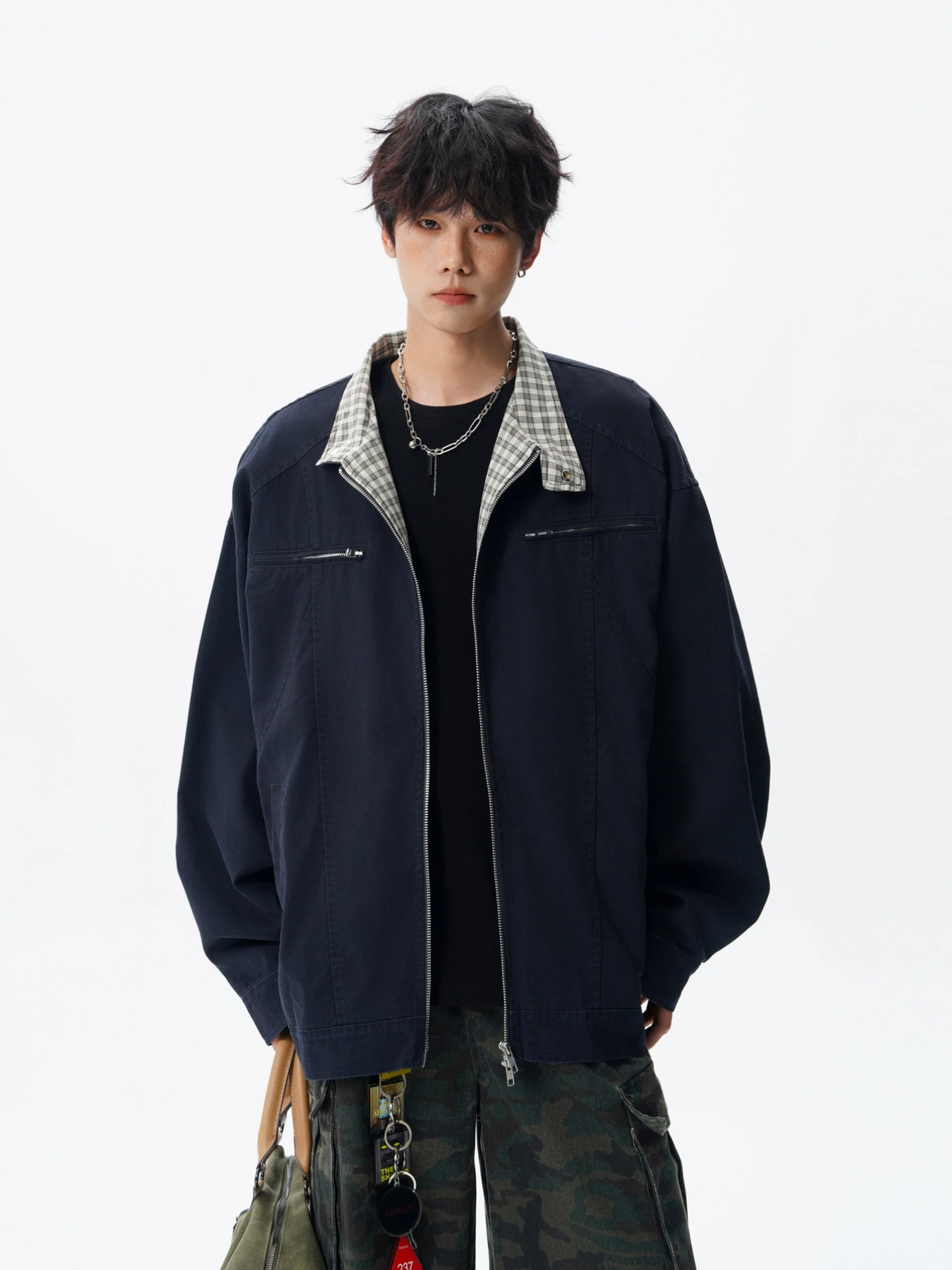 

Американская модная брендовая куртка Cleanfit Harrington, мужская свободная и универсальная повседневная куртка в стиле ретро