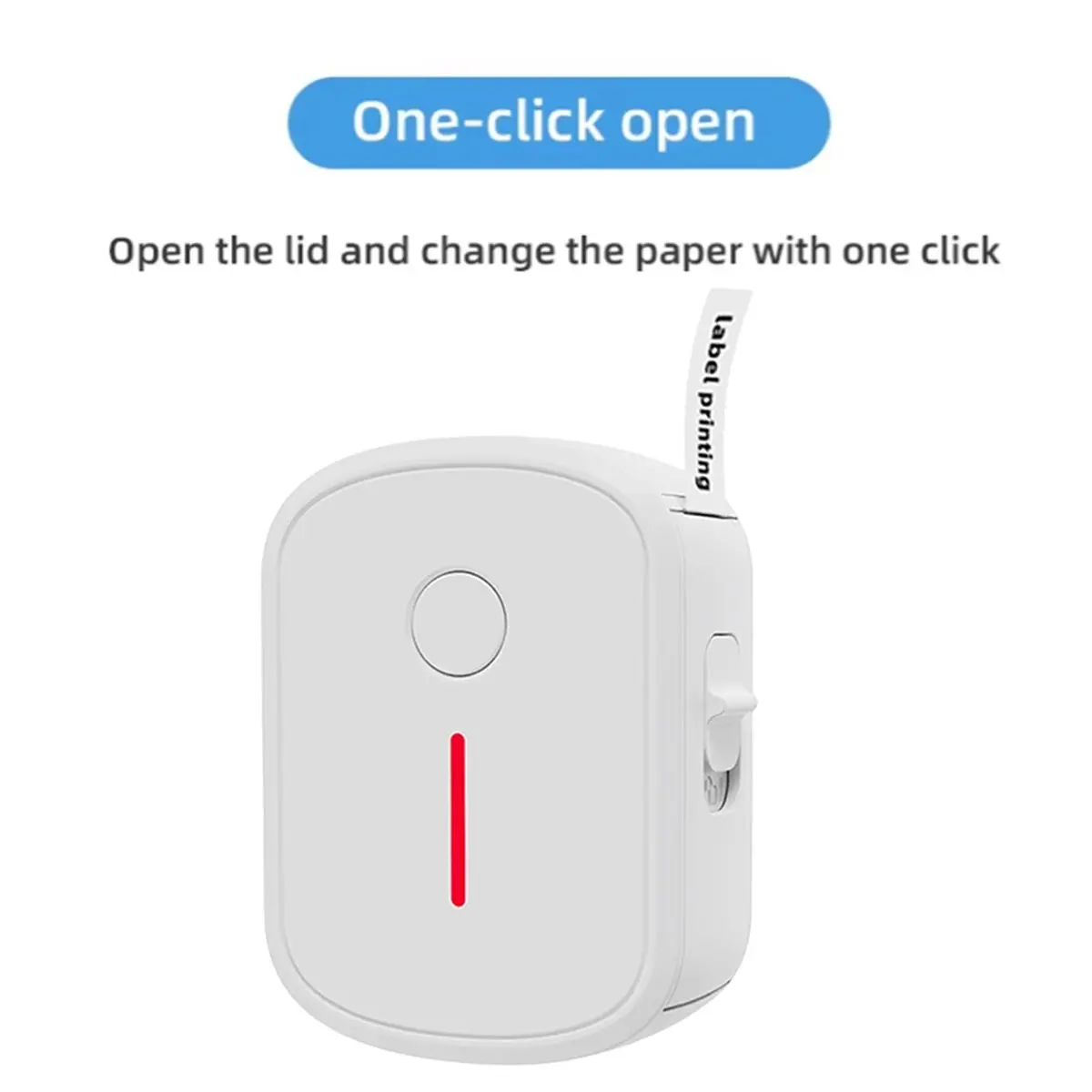 【New User-Coupon!】Mini Portable Thermal Printer Like P15 D11 Wireless Bluetooth Label Tag Maker for Home Labeling Sticker Machin