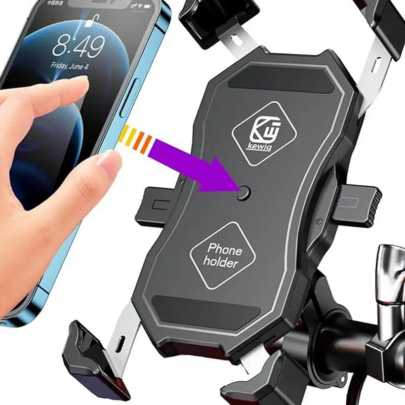 

Мотоциклетный держатель для телефона, Беспроводная зарядка для телефона, поддержка мобильного телефона, подставка для смартфона