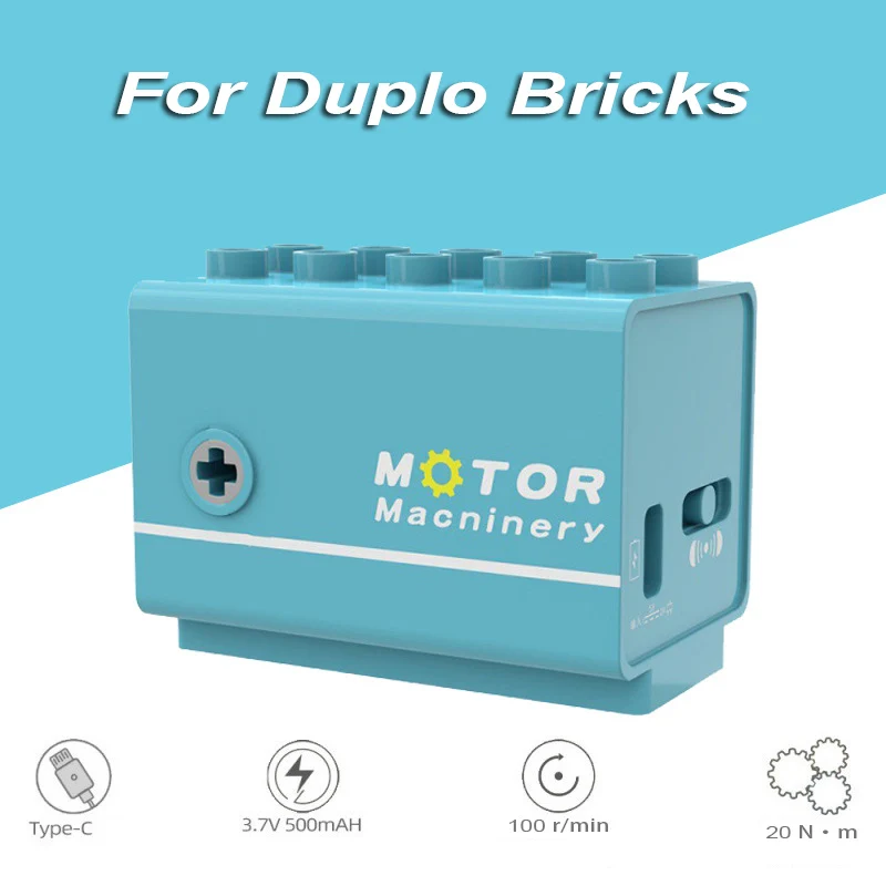 Big Size Building Blocks 9656 Rechargeable Technical Motor DIY Power Functions Model Sets Compatible 9656 Early Simple Machines