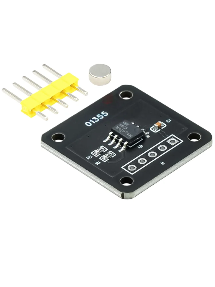 MT6701 magnetic encoder, magnetic induction angle measurement sensor module, 14bit high precision, replacing AS5600