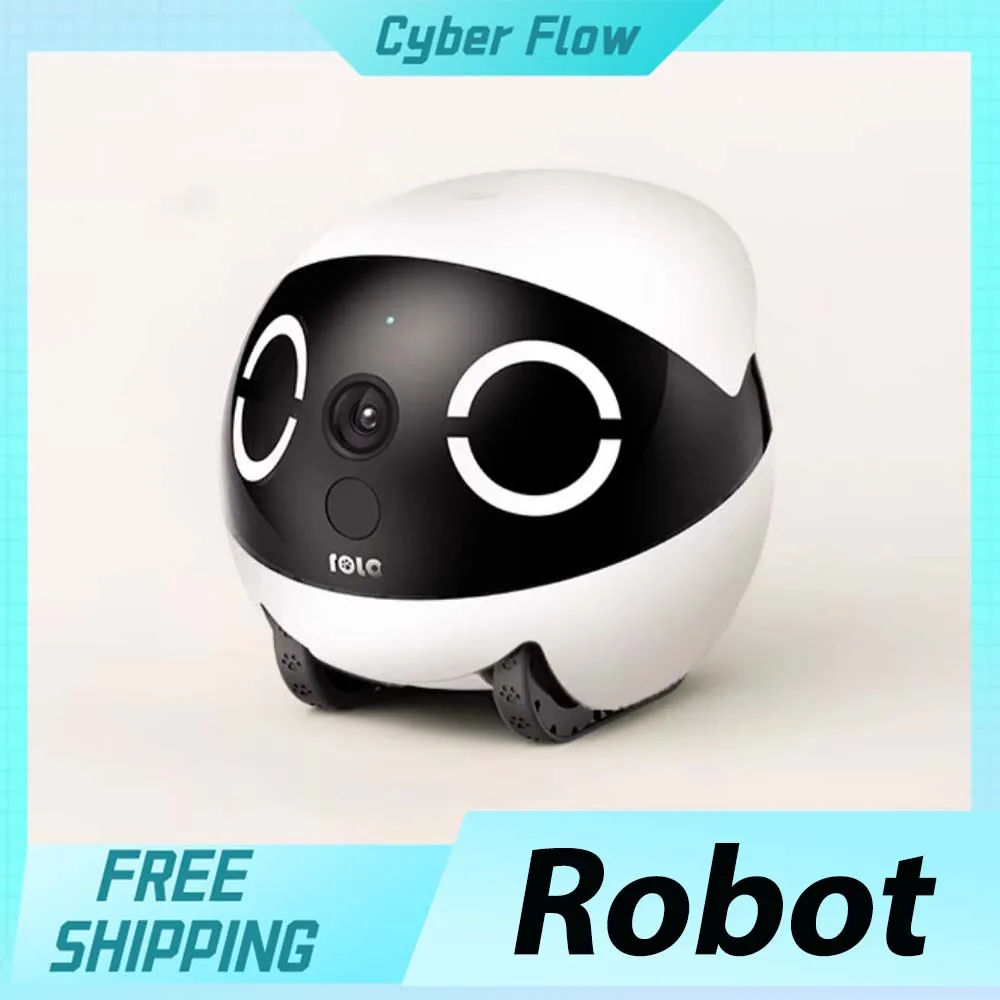 Rolamini Intelligent Robot Pet Kids Companion Mobile Camera Remote Control 5000mah Long Battery Life Potable For Kids Pet Gifts