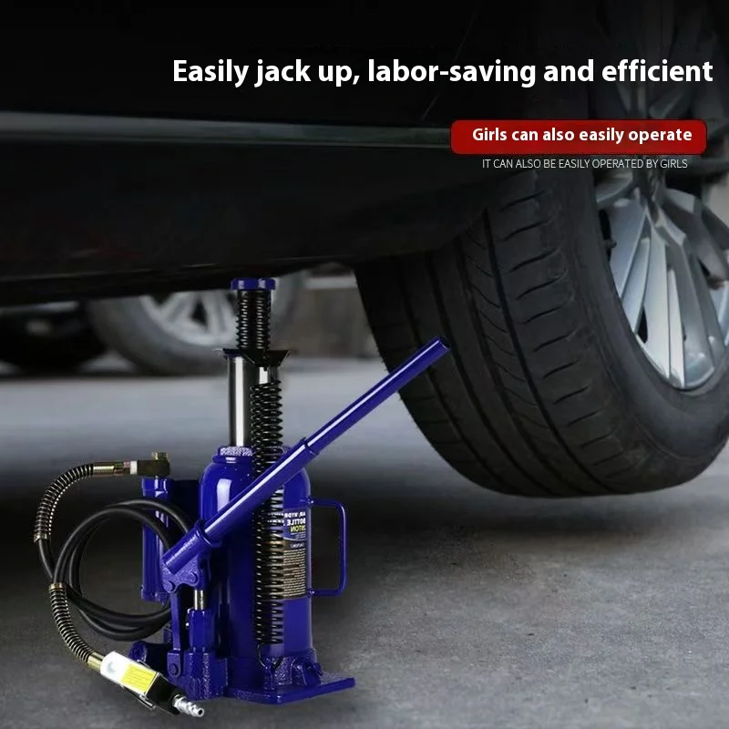 20-Ton Air Hydraulic Bottle Jack Car Service Tool Pneumatic Jack for Vehicle Tire Change Lifting Truck Automotive Repair