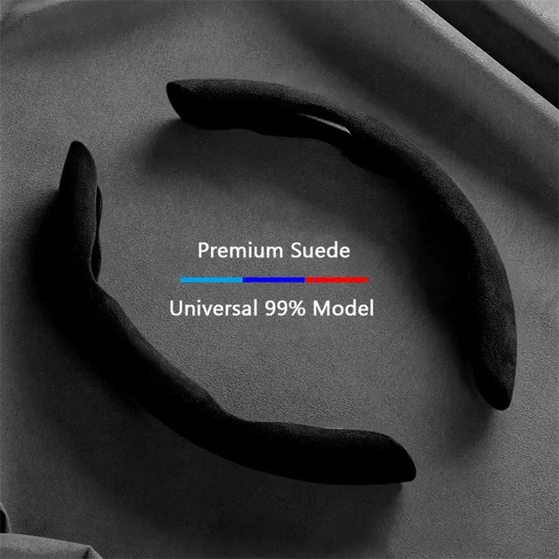 Universal Car Volante Capa, Booster Capa, Não-Slip, Auto Interior, Steer Protector, Acessórios de Decoração, 38cm