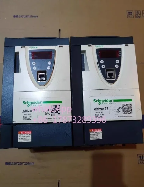 The original used inverter ATV71HU40N4Z383 4kw disassembly is 100% tested and shipped.