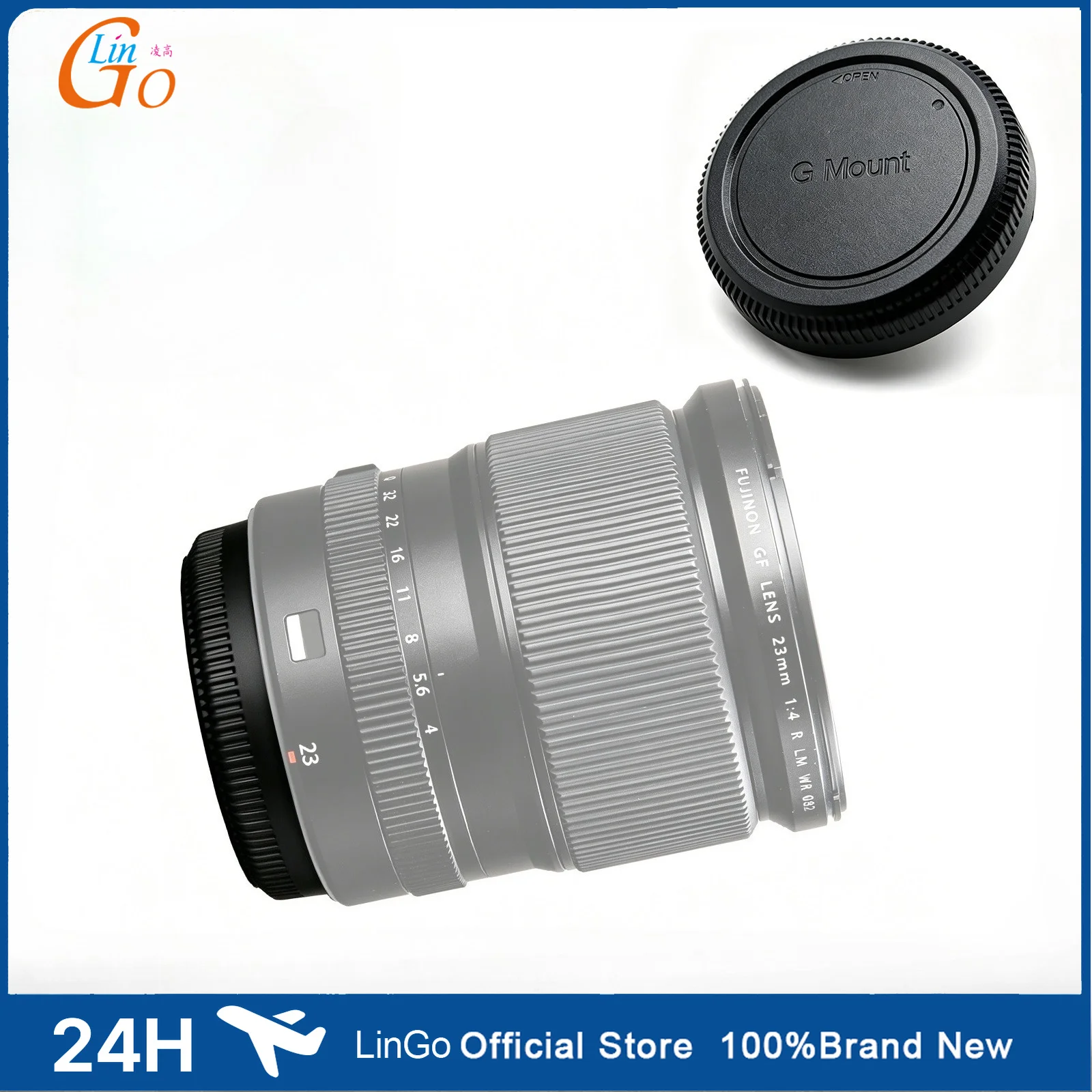 LinGo Len Caps for Fuji G-FX G Mount Lenses Rear Lens Cap,Camera Accessories