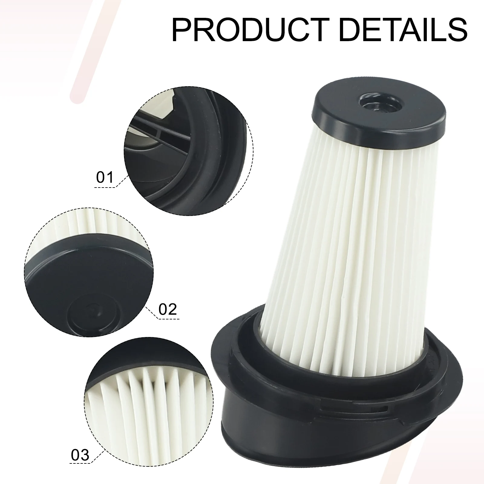 1pc Filter For IVAC S-50 Animal Stick For Hoover 5222 Ultra Power Vacuum Cleaner Spare Parts Replacement Accessories