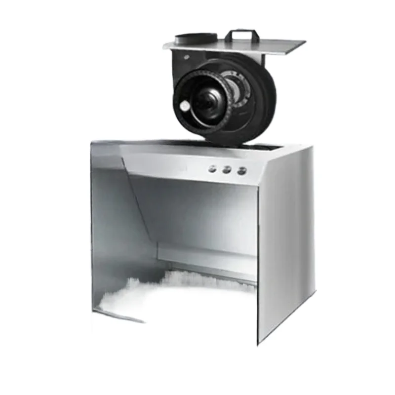 220V 110V Negative Pressure Spray Booth, Exhaust Air Workstation with Paint Fume Filter for Airbrush Model Painting