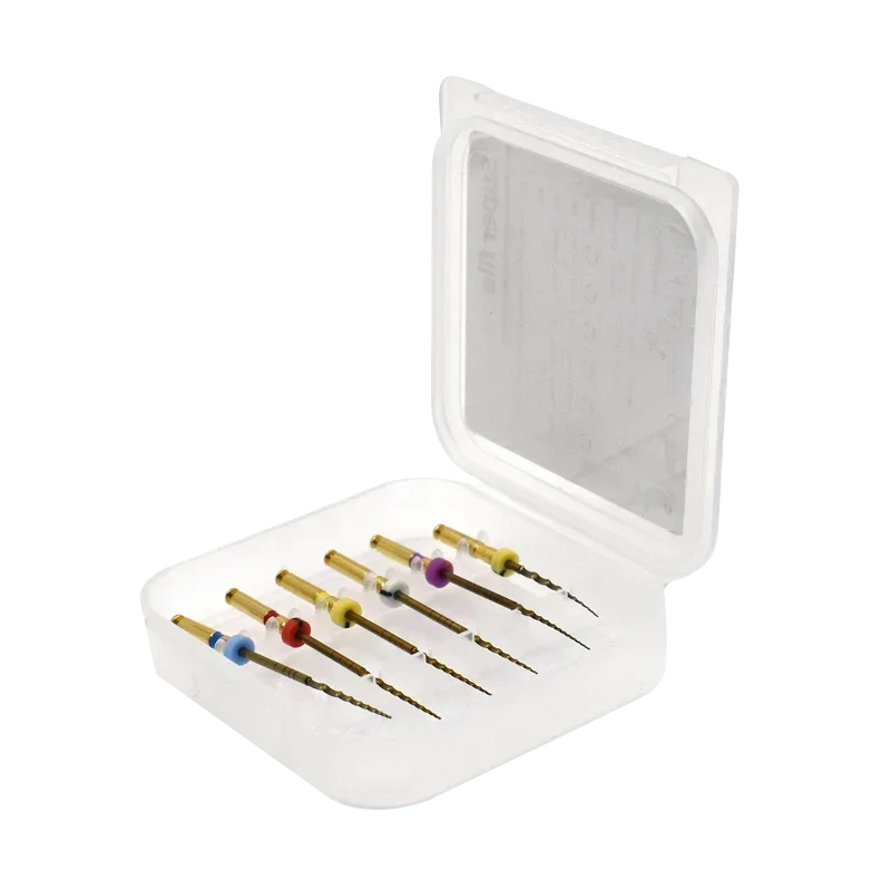 

Dentals Material Super File Gold Endodontic 21mm 25mm Endo Rotary Niti Files with Heat Activation for Endo Motor Engine Use