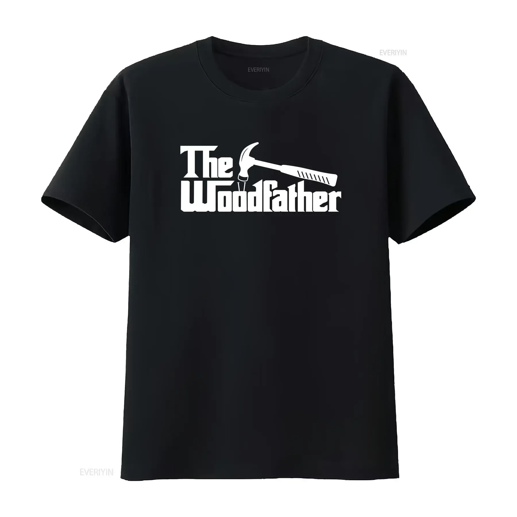 The WoodFather Funny Carpenter Woodworker T Shirt Craftsman Worker Construction Cabinet maker vintage Washed Versatile Slightly