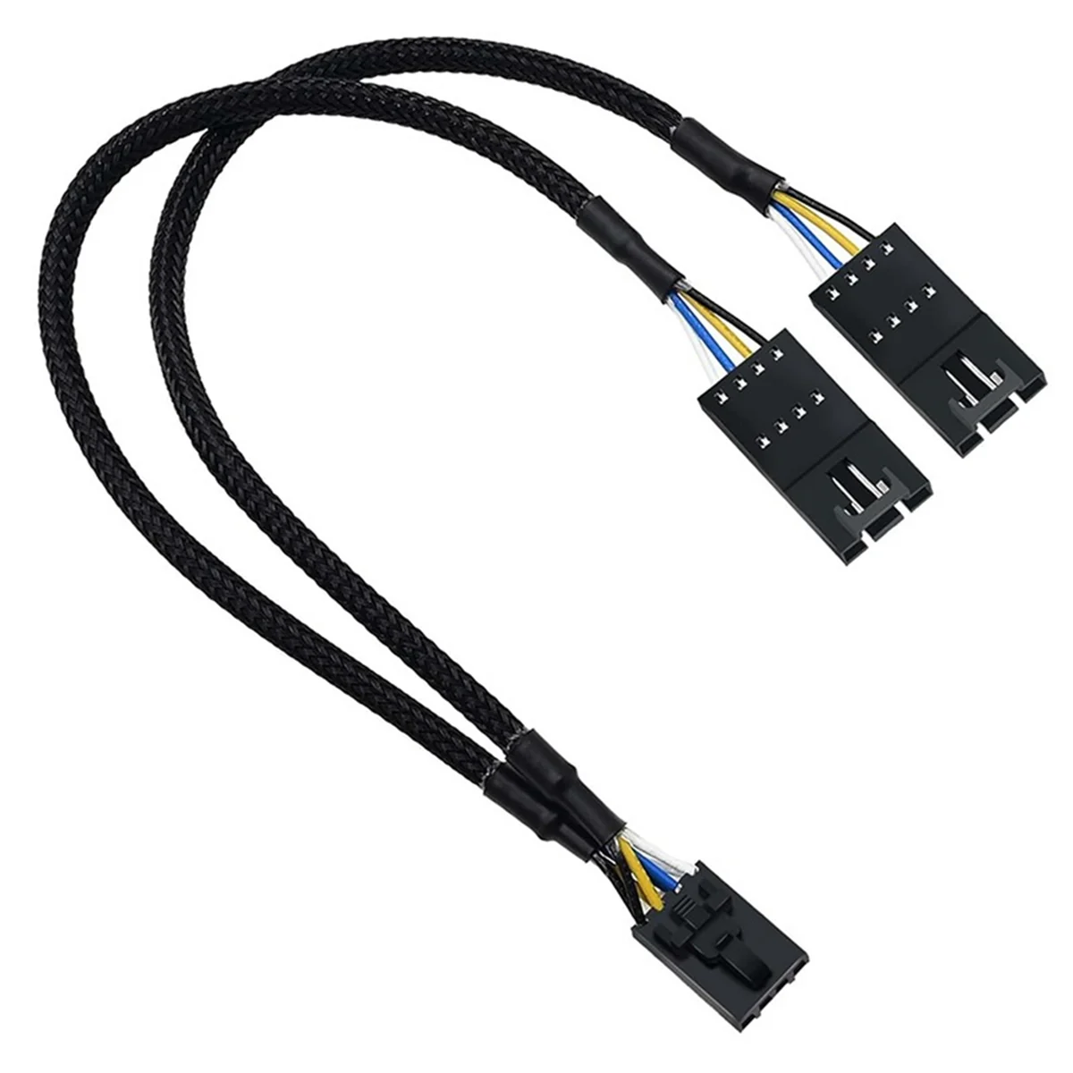 

T80C RGB Splitter for Corsair RGB HUB, Lighting Node Core and ICUE Commander CORE XT 4 Pin Male to Female Fan Extension Cable