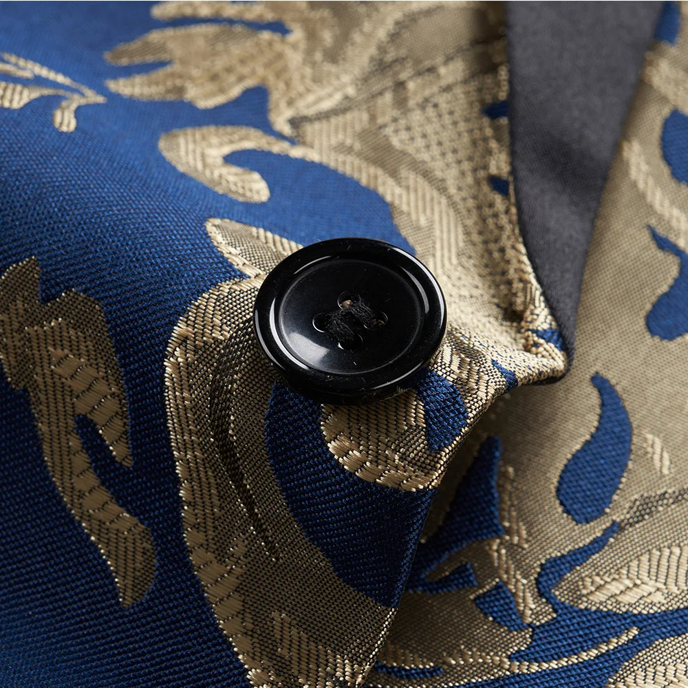 Luxurious Red & Gold Brocade T - Asian Men Formal Wear review and price