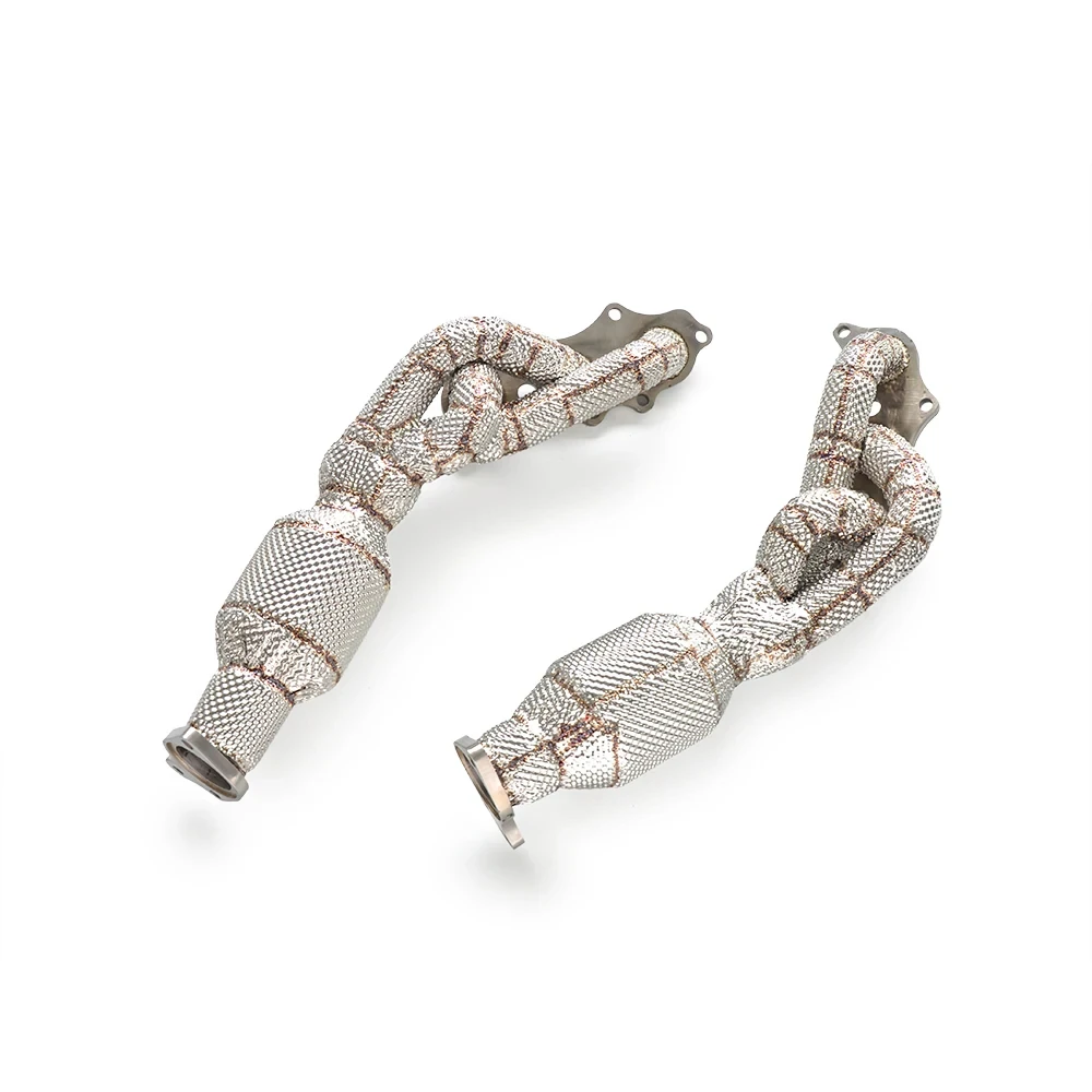 

Изготовленный на заказ Toyota Land Cruiser FJ 4.0 2007-2017 1GR выпускной коллектор двигателя Высокопроизводительная выхлопная труба с изолятором