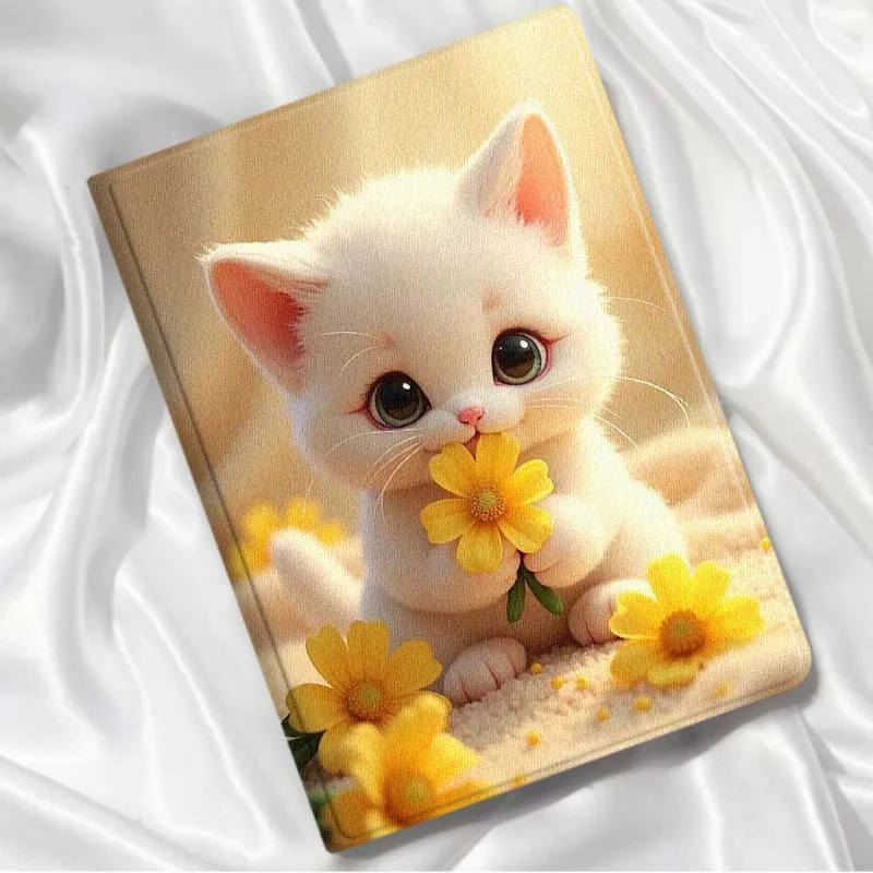 Cute Cat Soft For Xiaomi Redmi Mi Pad 8 7 6 5 4 2 SE K Pro Max Ultra Inch Tablet Case