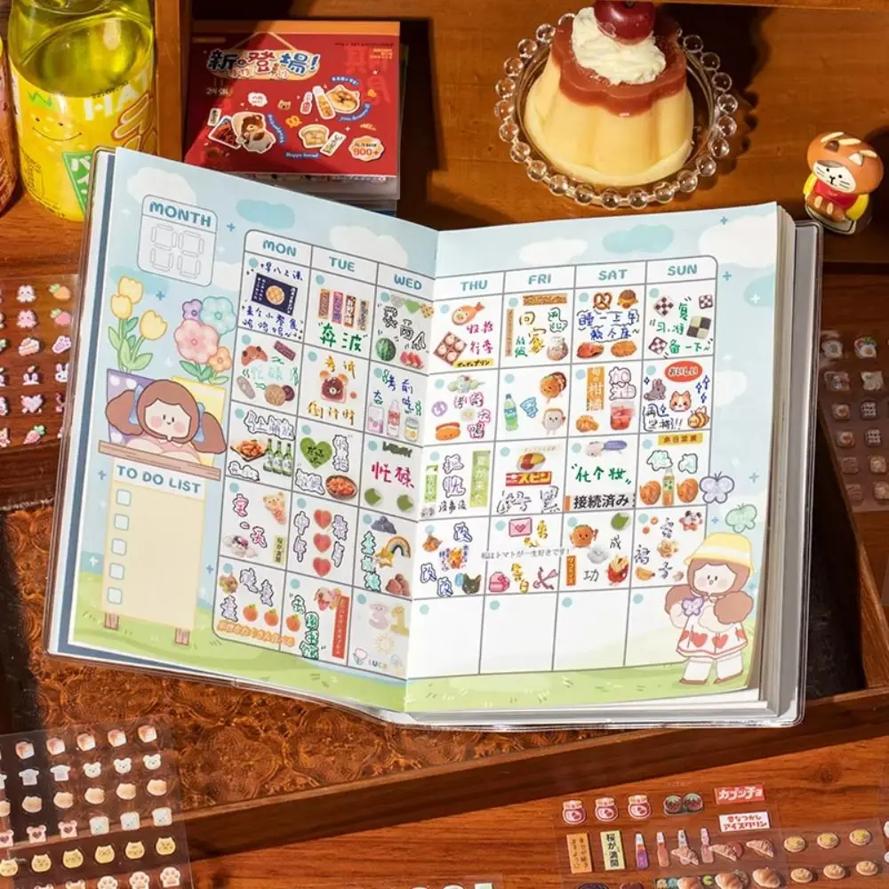 24 개/대 반복 없음 네일 스티커 자기 접착제 다기능 만화 스티커 네일 아트 장식을위한 부드러운 양각 컵 스티커