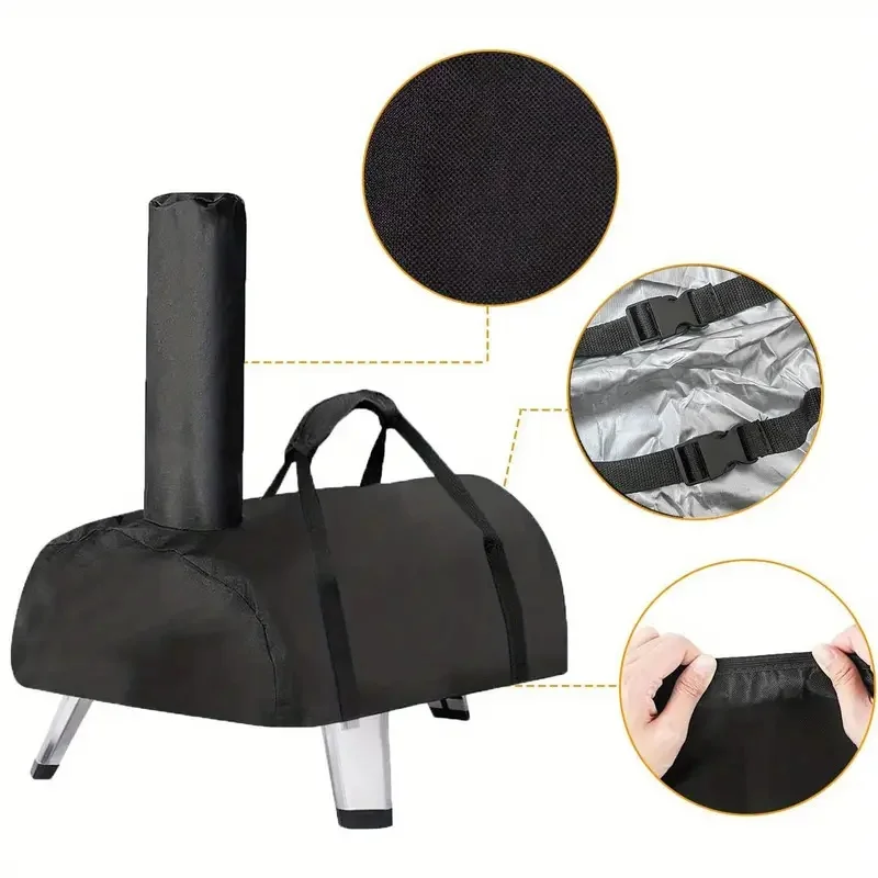 غطاء غبار فرن البيتزا المحمول Karu12 /16Pizza غطاء خبز البيتزا