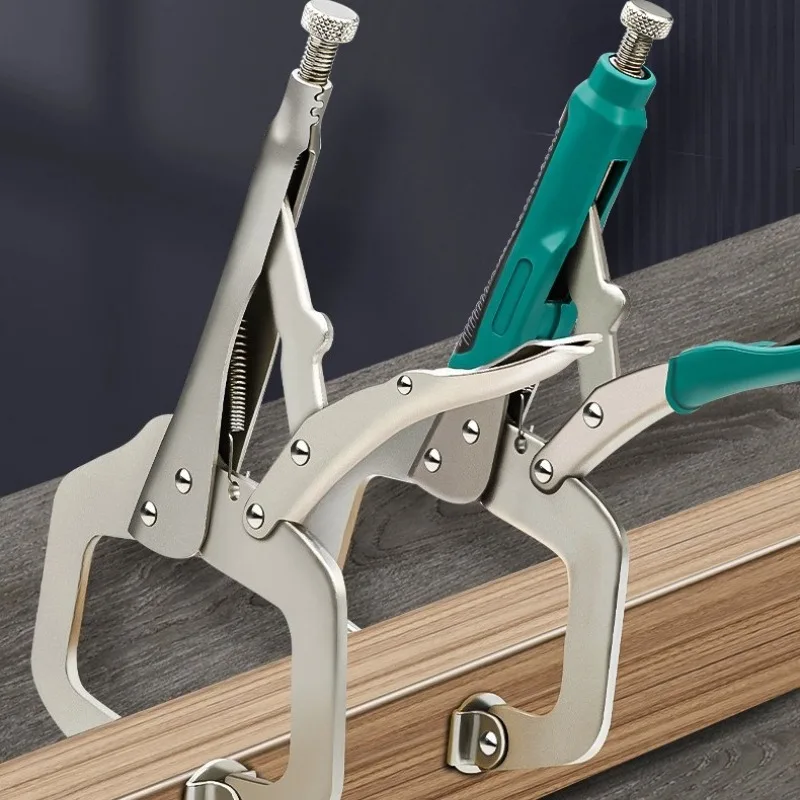 11 Inch Locking C-Clamp Adjustable Vice Grip Pliers Heavy Duty Welding Clamp for Carpenter Metal Working Construction