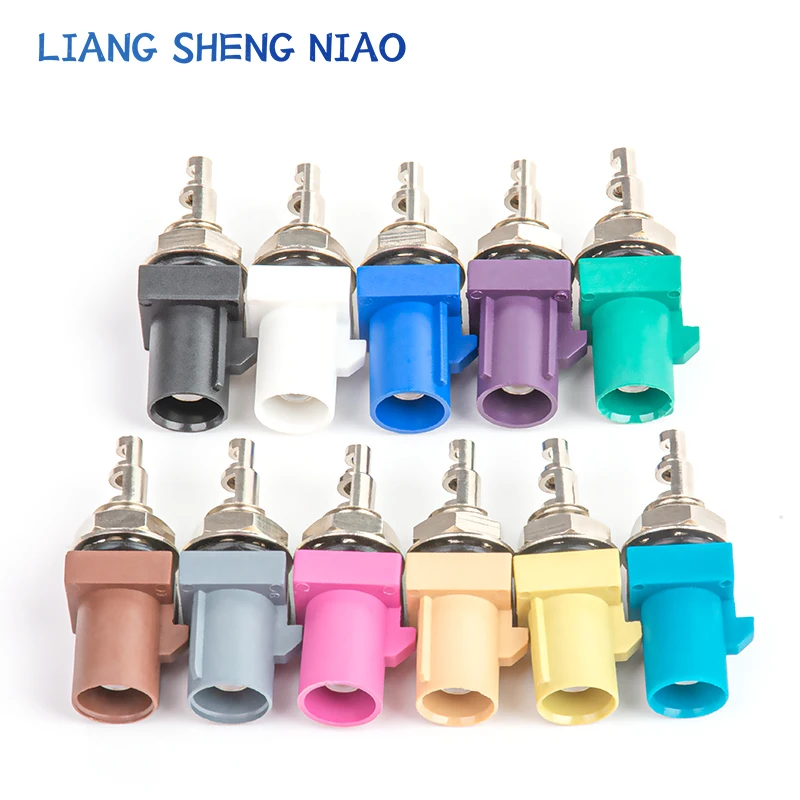 Automotive connector FAKRA-JY male head with nut connected 1.78 wire