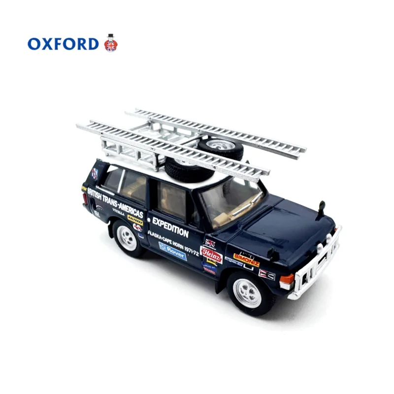 OXFORD Diecast 1:76 Scale Alloy Expedition Team Off Road Vehicle Model Finished Product Simulation Toy Collection Static Display