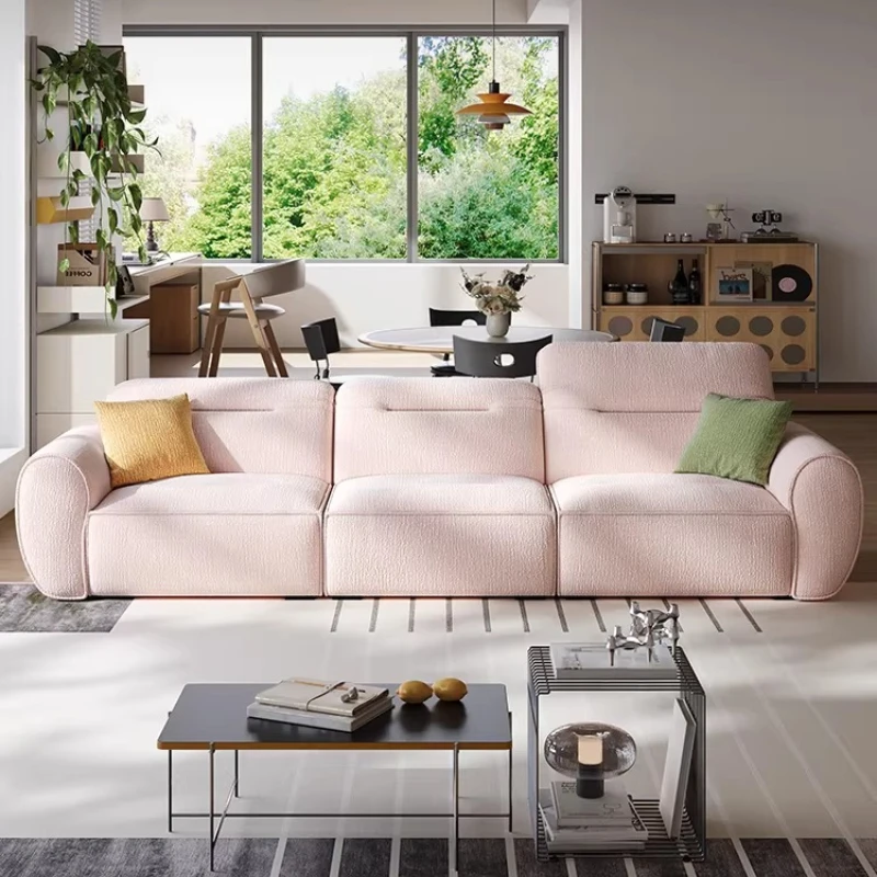 Aesthetic Style Living Room Sofas Designer Linen Modular Sectional Living Room Sofas Floor Modern Mobili Per La Casa Furniture