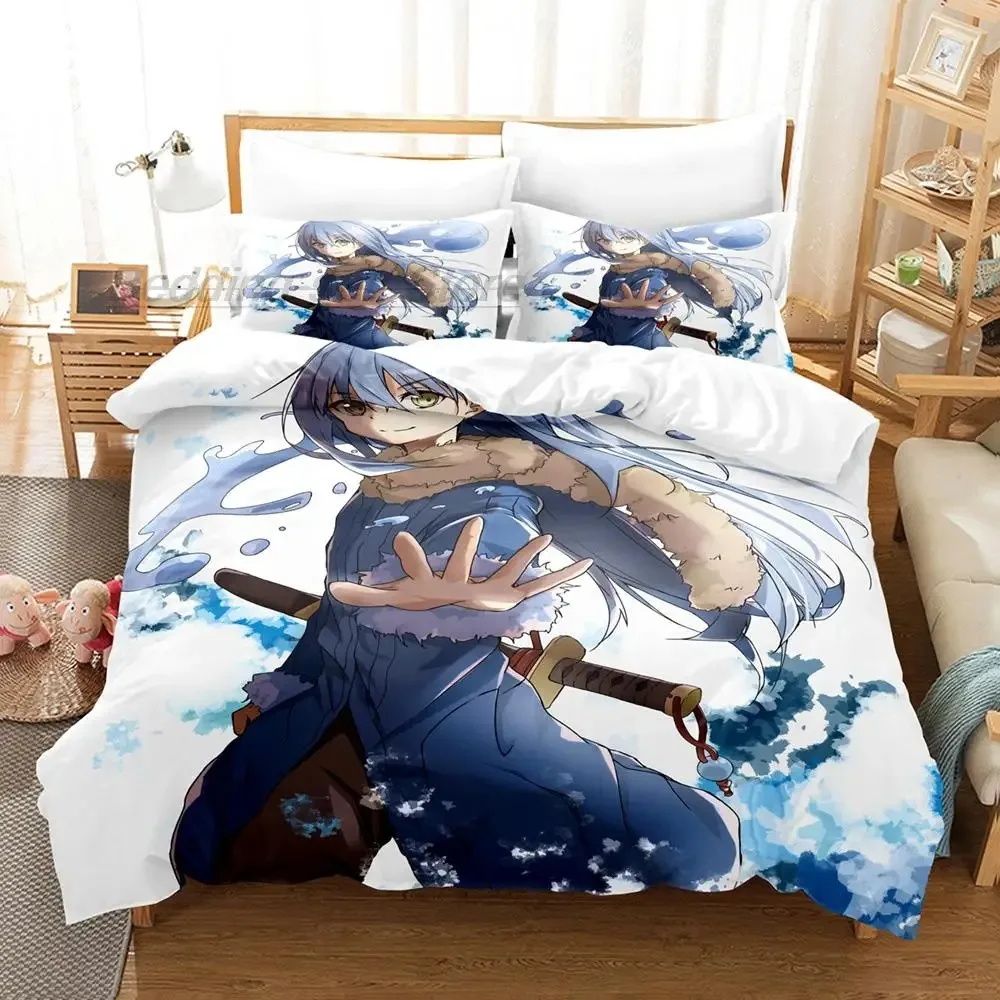 

That Time I Got Reincarnated as a Slime Bedding Set Single Twin Full Queen King Size Bed Set Aldult Kids 3D Print Anime Cartoon