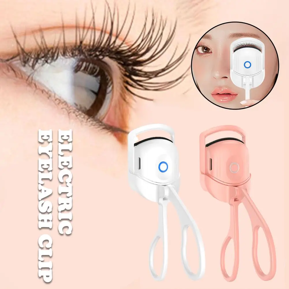 Elektrische Wimper Krultang Draagbare Elektrische Kam Eye Lash Tools Thermische Make-Up Wimpers Wimper Permanent Langdurige Krultang F0w7