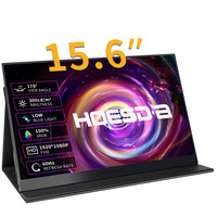 HOESD.a 15.6 inch Gaming Monitor Portable Screen 1080P 300cd/m2 Extended Display for Laptop Phone Switch Xbox PS4/5 PC Mini PC