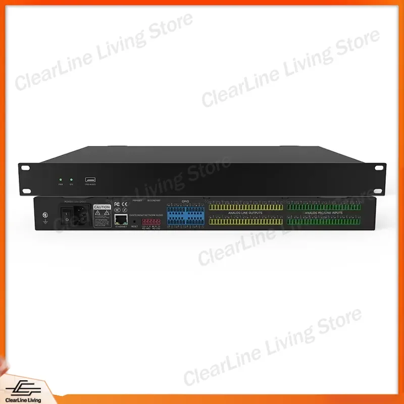 4 8 12 16 Channel ADI SHARC 21489 DSP Digital Audio Processor 48K 24bit Sample Rate Conference Room Lecture Hall Sound System