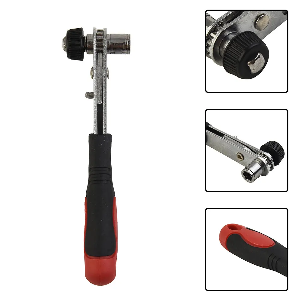 

Ratchet Tool Socket Wrench Quick Socket 1/4" Screwdriver Rod Wrench Practical 2019 Mini size Portable Mini Size