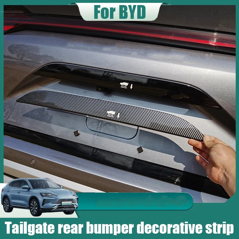 For BYD Sealion 6 Seal U Song Plus DM-i EV 2020 2024 Tailgate rear bumper decorative strip Automotive exterior modification