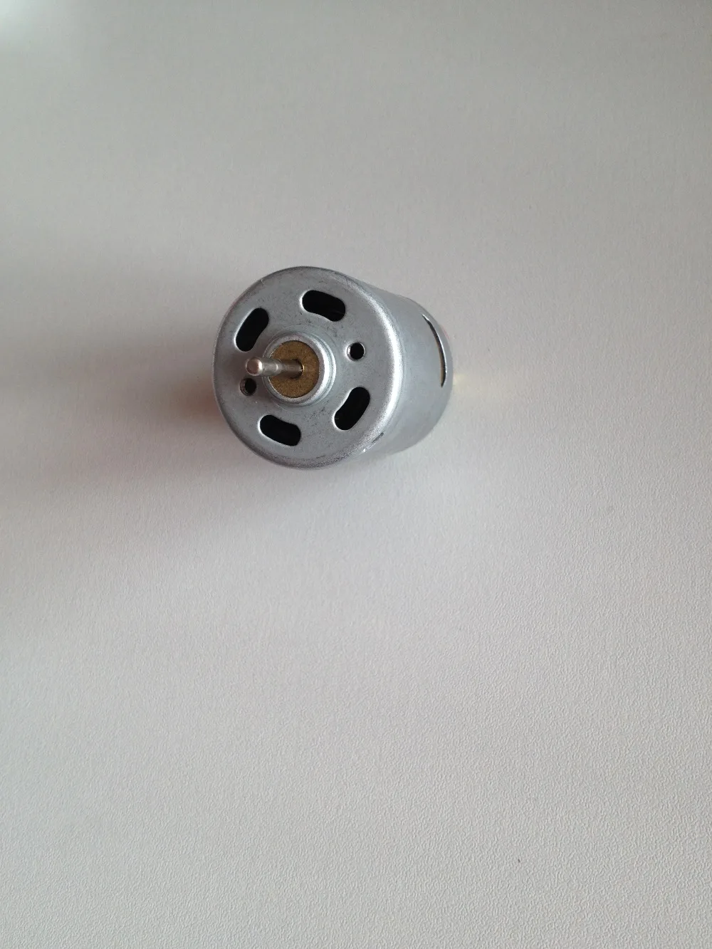 RS385 2Pins 12000 RPM DC 6V Magnetic Micro Massager Motor Gray