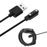 4mm USB Charging Cable Charger Holder  for Xiaomi Haylou Solar LS05 Smart Watch Dock Cord Wire Charger Adapter