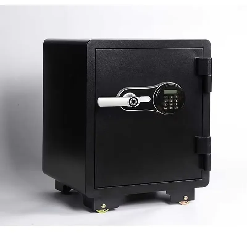Digital Electronic Safe Box with LCD Screen and Movable Wheels Anti Slip Password Lock for Home Office Hotel Commercial Use