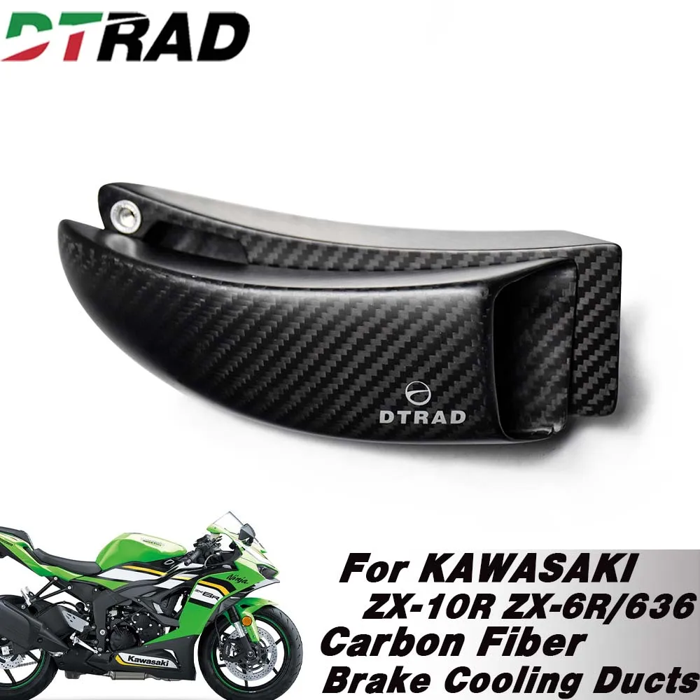 

Motorcycle Brake Intake Cooling Ducts Caliper Radiator For KAWASAKI ZX-10R ZX-6R/636 ZX-14R 2024 2025 ZX-12R NINJA ZX-10RR