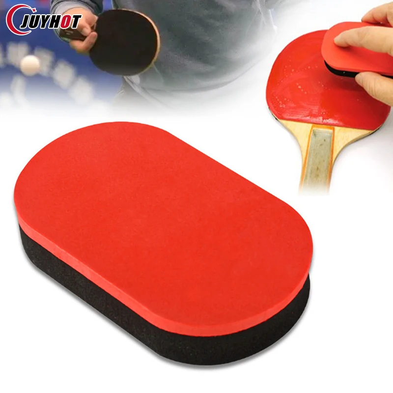 Portable Table Tennis Cleaning Sponge Easy To Use Professional Ping Pong Racket Rubber Cleaner Tennis Racket Care Accessories