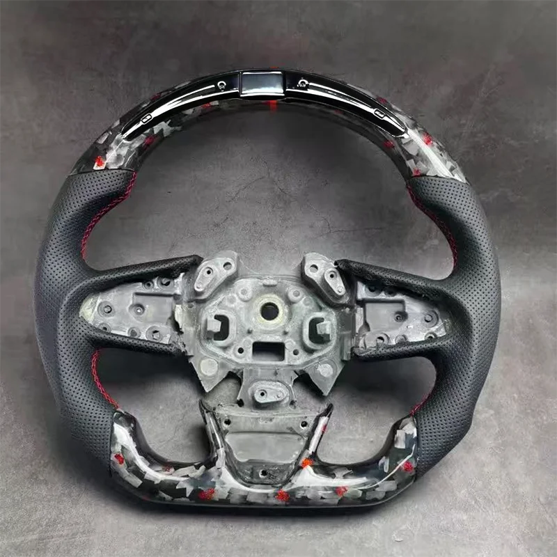 

Steering Wheel For Renault Megane 4 With Led Forged Carbon Fiber Red Steering Wheel For Renault Megane Brand New