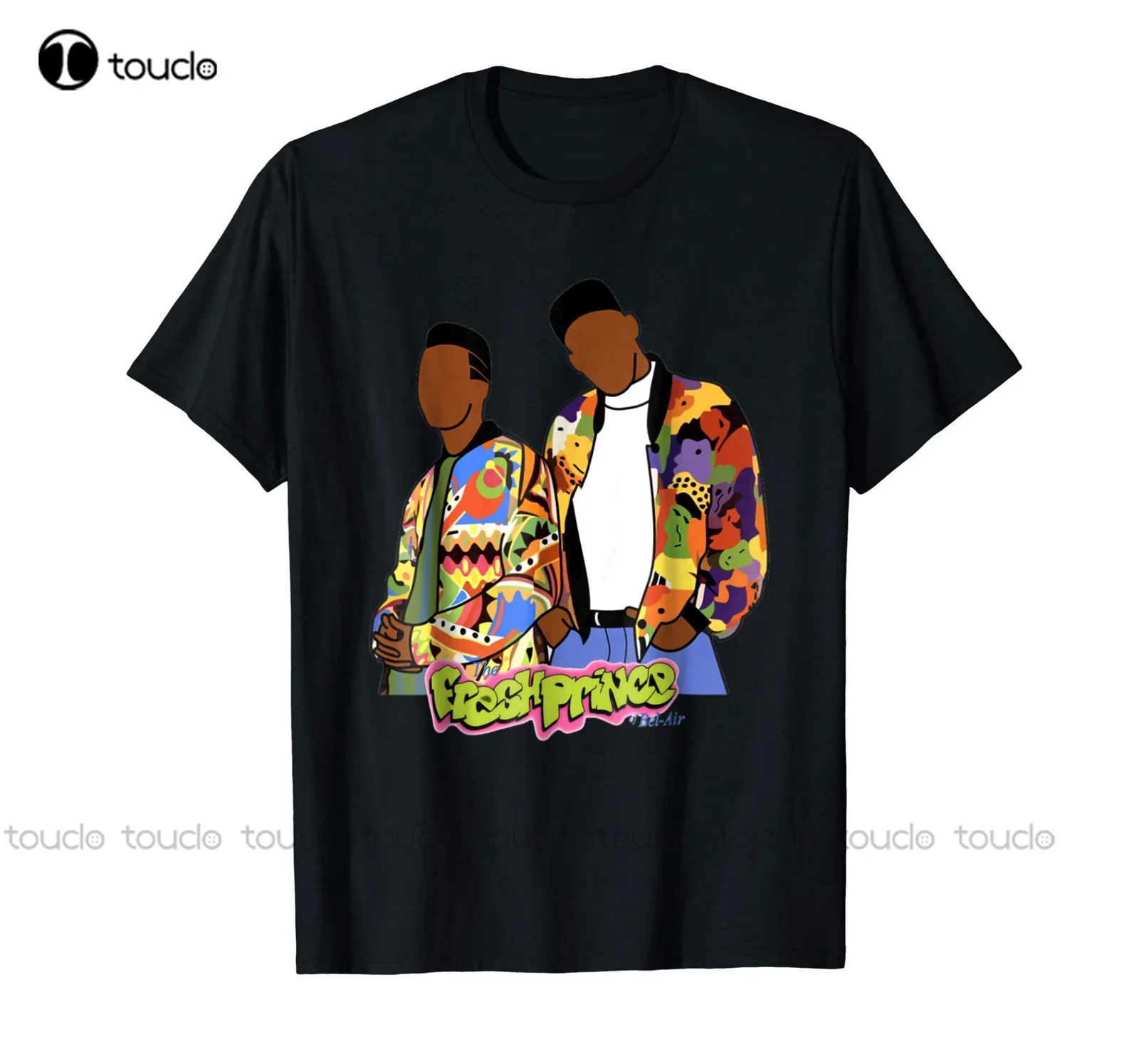 Camiseta divertida de Prince fresco, camiseta negra de la película Bel-Air de los años 90 para hombre, camisetas de gimnasio, camiseta de moda para hombre, novedad de verano Popular