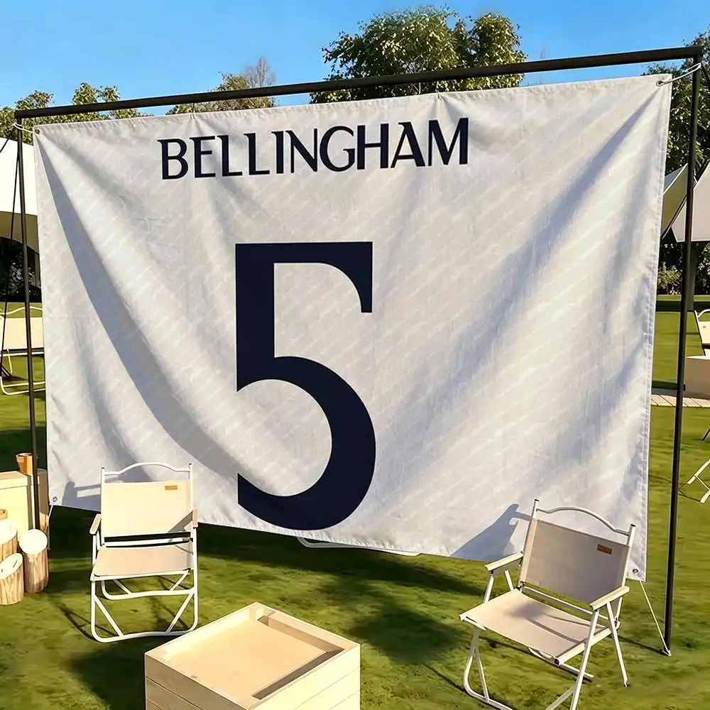 Football J-Jude B-Bellingham Flags Wall Hanging Tapestry Outdoor Garage Room Decorative flag Background Blanket