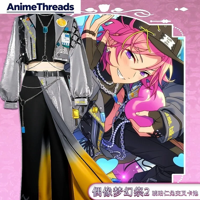 Disfraz de Cosplay de Ensemble Stars, Oukawa Kohaku, Aoi Hinata, Shinobu Sengoku, Uniforme de Anime para Juegos, Fiestas, Halloween, Ropa para Jugar a Roles