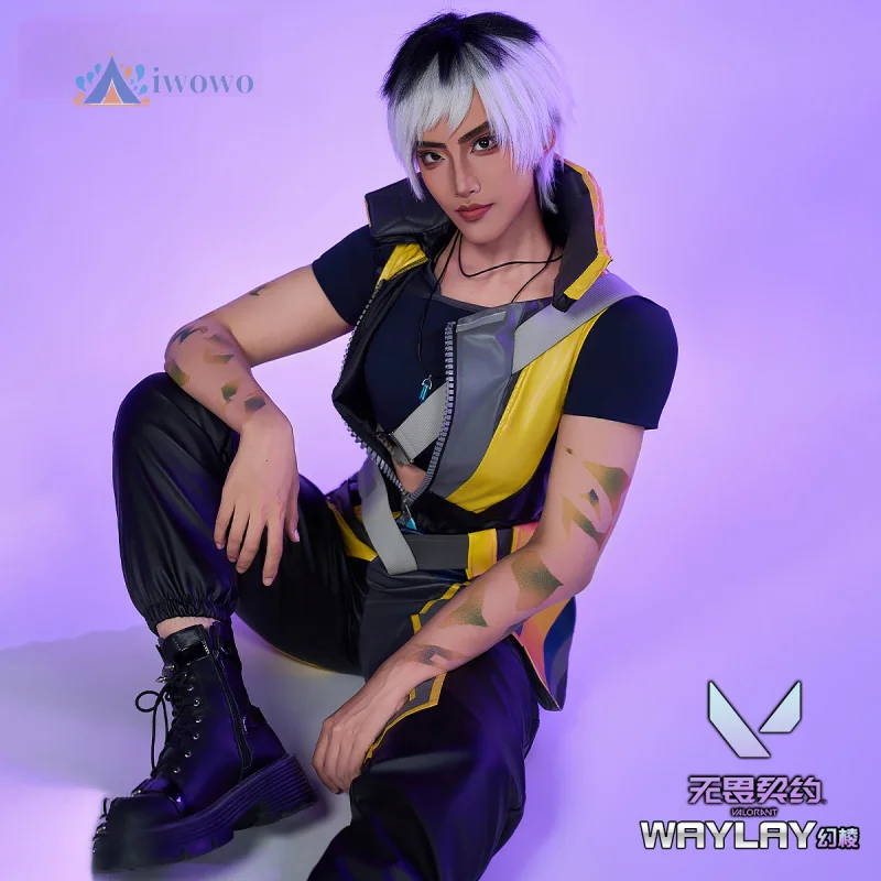 

Valorant Cosplay Costume Waylay Jumpsuit Fashion Uniform Handsome Outfit Halloween Suit Game Carnival Party Role Play Clothes